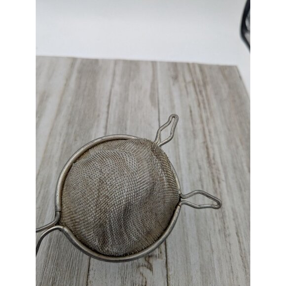 Unbranded Vegetable Handle 9 1/4" Hand Held Strainer Screen Sifter 3" Basket - Picture 7 of 8